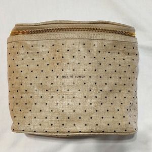 kate spade Beige Polka Dot Cosmetic Pouch